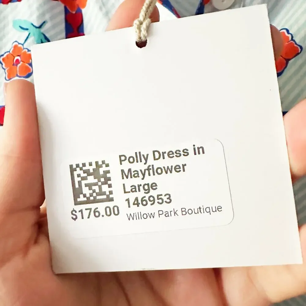 LIVRO Polly Mini Dress Mayflower A-Line Shirt‎ Dress Women's Size Large NEW - Picture 8 of 14